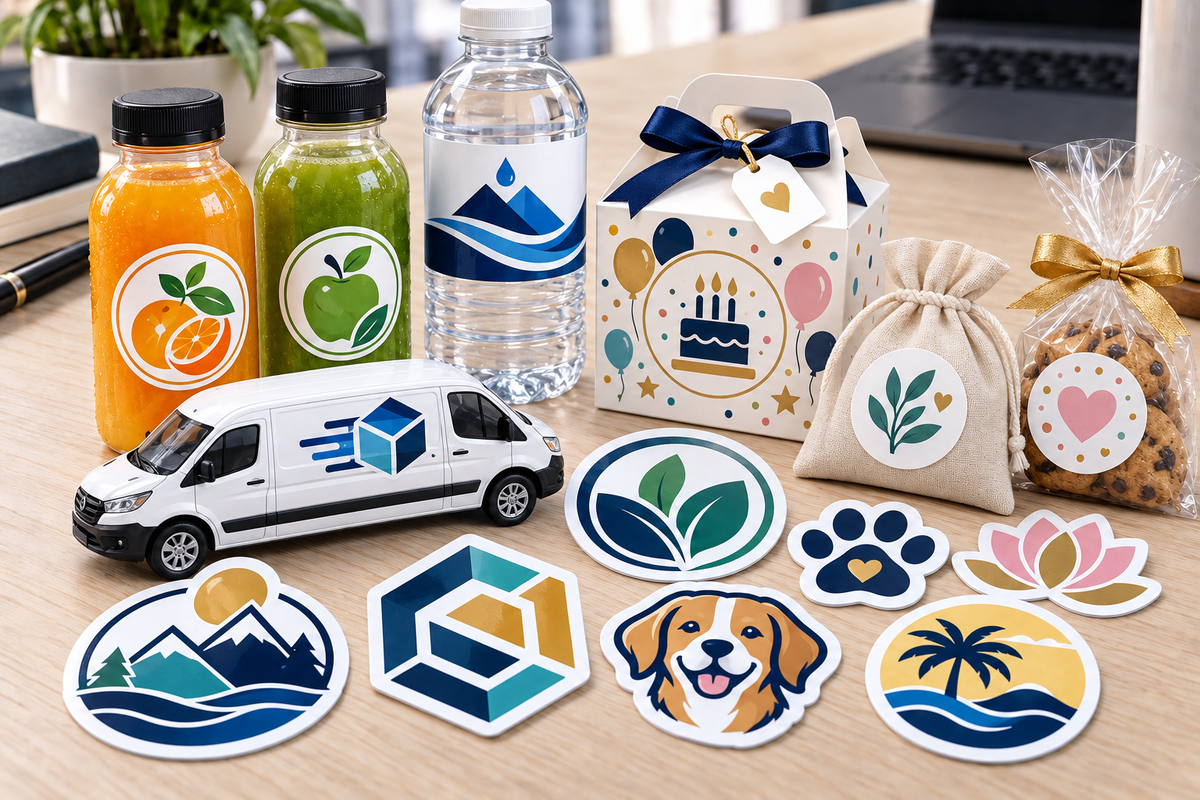 Custom Die-Cut Stickers and Labels