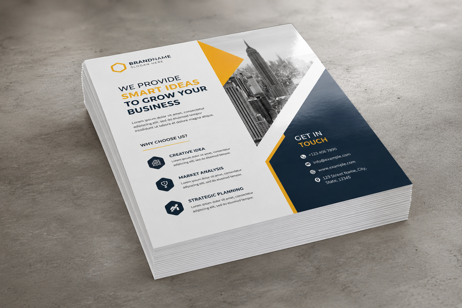 8.5" x 11" Custom Flyers - Bulk Commercial Printing