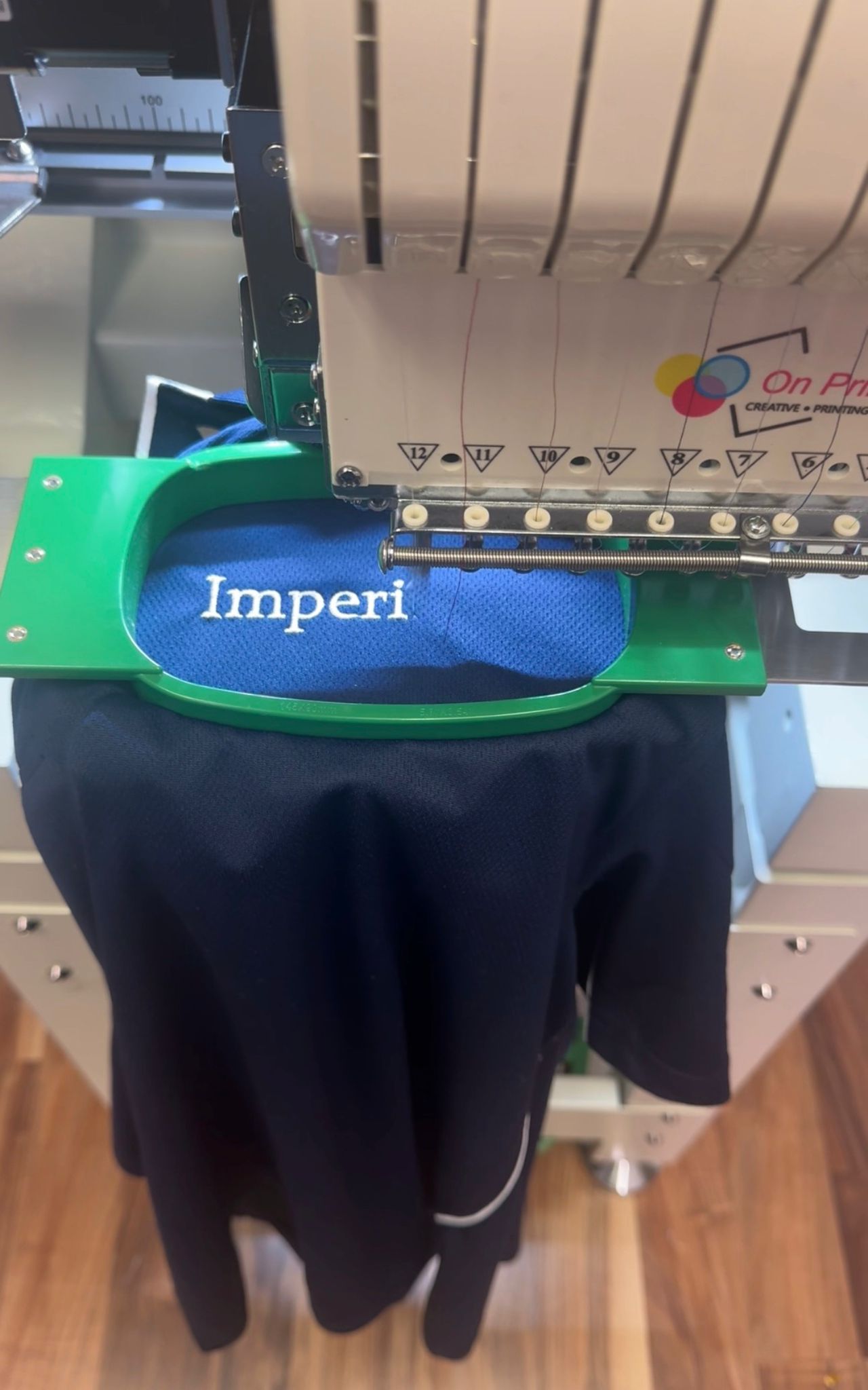 Custom Logo Embroidery T-Shirt (Professional Look)