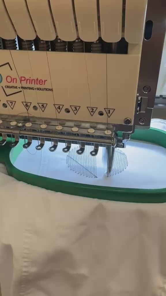 Custom Logo Embroidery T-Shirt (Professional Look)